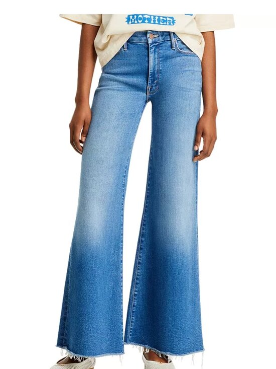 MOTHER Denim - MOTHER The Roller Fray Work Hard Play Hard Sz 27